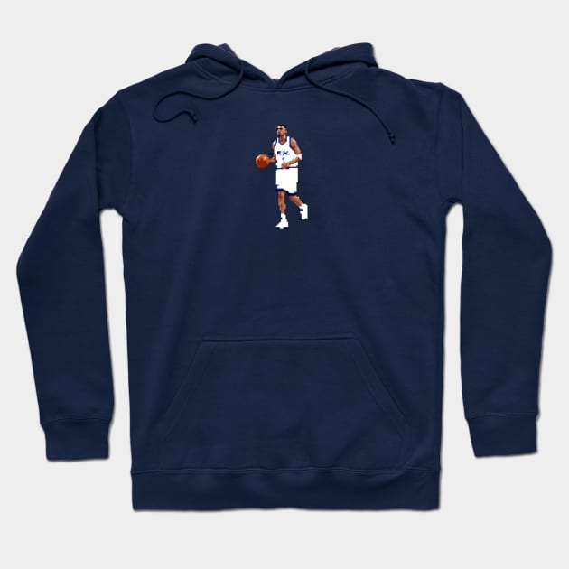 Anfernee Hardaway Pixel Dribble Hoodie by qiangdade